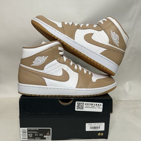 Nike Shoes Air Jordan 1 Mid Retro “Hemp/Tan Gum” 2024 main image 6